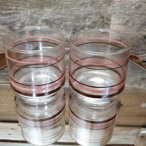 Hanover by Libbey  Old Fashioned Glasses - Set of Two.   Very Rare!
